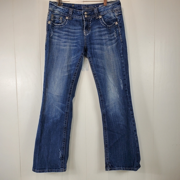 Miss me boot cut bling jeans size 28 - Picture 2 of 11
